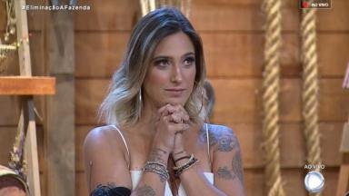 Tati Dias é a quarta famosa a ser eliminada do reality show A Fazenda 2019 