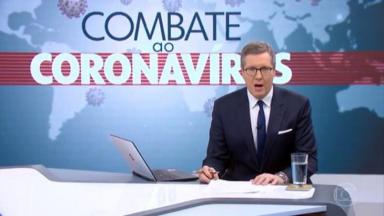 Márcio Gomes apresentando o Combate ao Coronavírus 