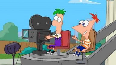 Imagem de Phineas e Ferb, da Disney XD 