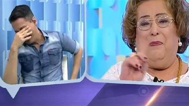 Léo Dias e Mama Brucheta emocionados no "Fofocalizando" 