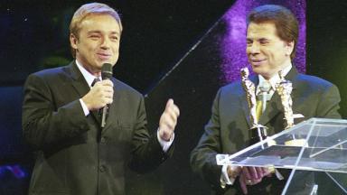Gugu Liberato e Silvio Santos 