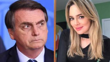 Jair Bolsonaro e Rachel Sheherazade 