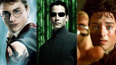 Montagem com Matrix, Harry Potter e O Senhor dos Anéis 