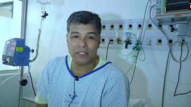 Maurício Mattar em vídeo no hospital 