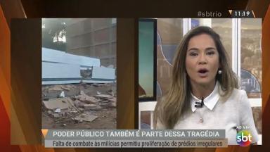 Isabele Betino apresentando o "SBT Rio" 