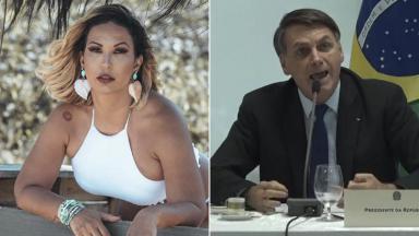 Valesca Popozuda e Jair Bolsonaro 