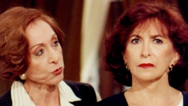 Aracy Balabanian e Tereza Rachel na novela A Próxima Vítima, de volta no Globoplay 