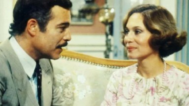 Rubens de Falco e Susana Vieira na novela A Sucessora, de 1978 