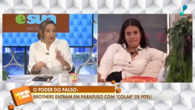 Sônia Abrão comentando o BBB 24 no programa A Tarde é Sua 