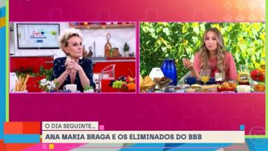 Ana Maria Braga entrevista Carla Diaz no Mais Você 