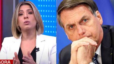Daniela Lima na CNN; Bolsonaro preocupado 