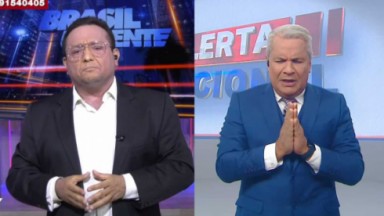 Jacson Damasceno no Brasil Urgente; Sikêra Jr fazendo oração no Alerta Nacional 