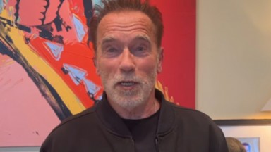 Arnold Schwarzenegger em vídeo no Instagram 