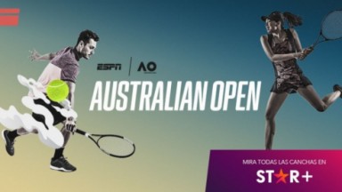 Banner de Divulgação do Australian Open 2022 na ESPN 