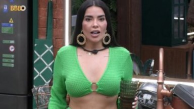 Dania Mendez aparecendo no BBB 23  