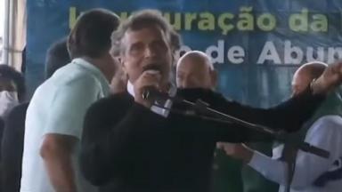 Nelson Piquet xinga a Globo ao lado de Jair Bolsonaro 