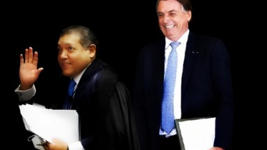 Nunes Marques e Bolsonaro 