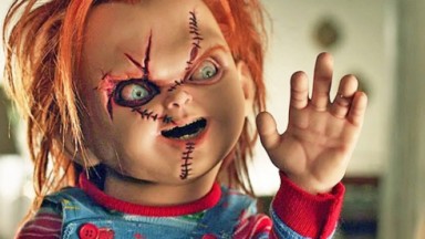 Boneco Chucky em foto 