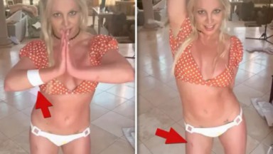 Britney Spears dançando 
