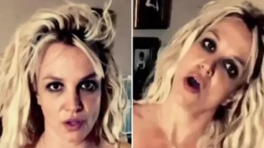 Britney Spears em vídeo no Instagram 