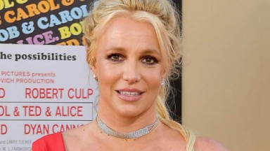 Britney Spears em festa de lançamento 