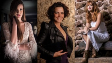 Montagem com fotos de : Camila Queiroz, Ana Paula Arósio e Marina Ruy Barbosa, que tiveram seus nomes envolvidos em polêmicas de bastidores de novelas  