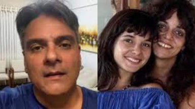 Guilherme de Pádua em video selfie; Daniella e Gloria Perez posadas 