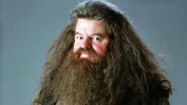 Robbie Coltrane como Hagrid, de Harry Potter 