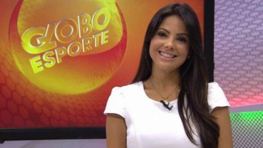 Carine Pereira no Globo Esporte Minas 