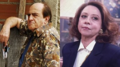 Reis do improviso: Ary Fontoura na novela A Favorita, de 2008, e Fernanda Montenegro em O Dono do Mundo, de 1991, ambas exibidas na Globo 