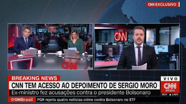 CNN Brasil fura GloboNews e divulga depoimento de Sergio Moro 