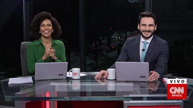 Luciana Barreto dá "boa noite" às três da tarde na CNN Brasil 