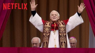 Anthony Hopkins como papa Bento XVI 