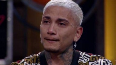 Dynho Alves chorando em A Fazenda 2021 