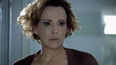 Ana Beatriz Nogueira em cena da novela A Vida da Gente, em reprise na Globo 