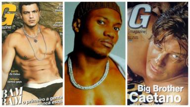 Bambam, Alan e Caetano nas capas da G Magazine  