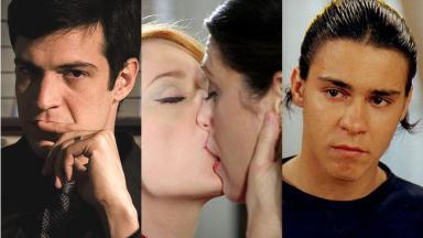Personagens gays como Félix, Marcela, Sandrinho e outros 