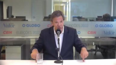 Fernando Haddad na sabatina do Valor Econômico e O Globo 