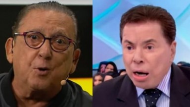 Galvão Bueno e Silvio Santos 