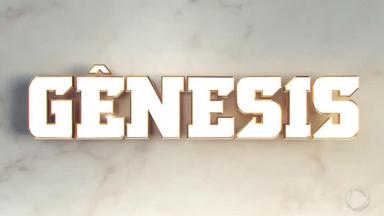 Logotipo da novela Gênesis da Record 