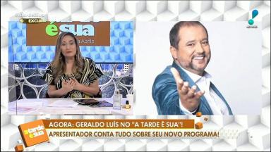 Geraldo Luís foi entrevistado por Sônia Abrão 