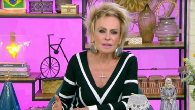 Ana Maria Braga apresenta o Mais Você, na Globo 