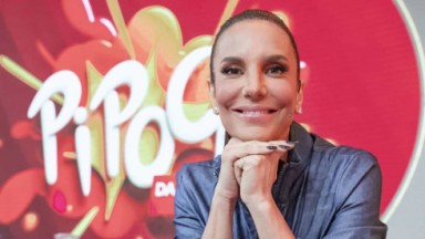 Ivete Sangalo na apresentação do Pipoca da Ivete, seu novo programa na Globo 
