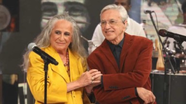 Maria Bethânia e Caetano Veloso no Caldeirão 