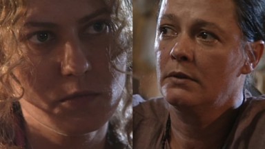 Patricia Pillar e Bete Mendes na novela O Rei do Gado, em reprise no Vale a Pena Ver de Novo, na Globo 
