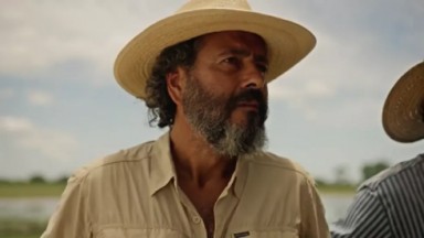 Marcos Palmeira em cena na novela Pantanal 
