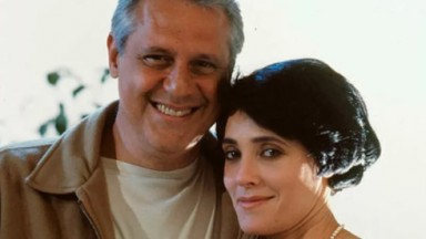 Antonio Fagundes e Christiane Torloni em A Viagem, novela exibida na Globo em 1994 
