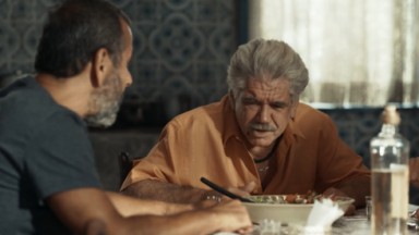 Jackson Antunes como Deocleciano e Marcos Palmeiras como José Inocêncio na novela Renascer 