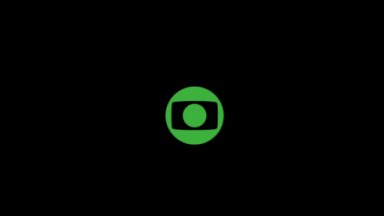 Logo da Globo verde em fundo preto 