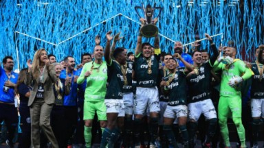 Comemoração do título do Palmeiras 